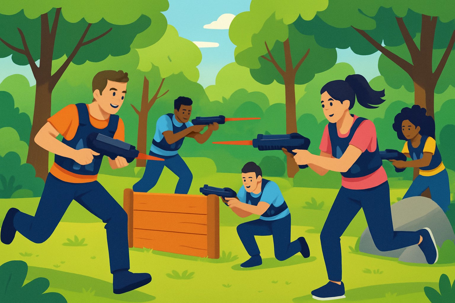 Comment organiser un laser game extérieur réussi