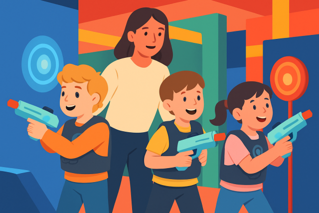 Laser game pour enfants de 5 ans - Les règles simples pour les enfants