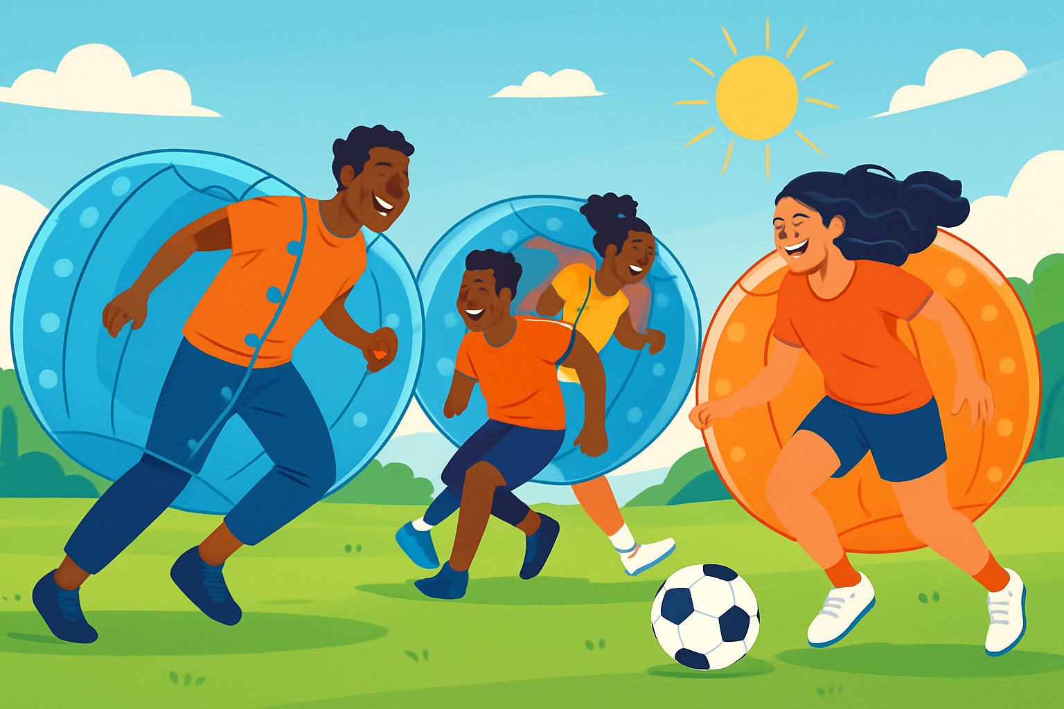 Organiser une location de bubble foot réussie