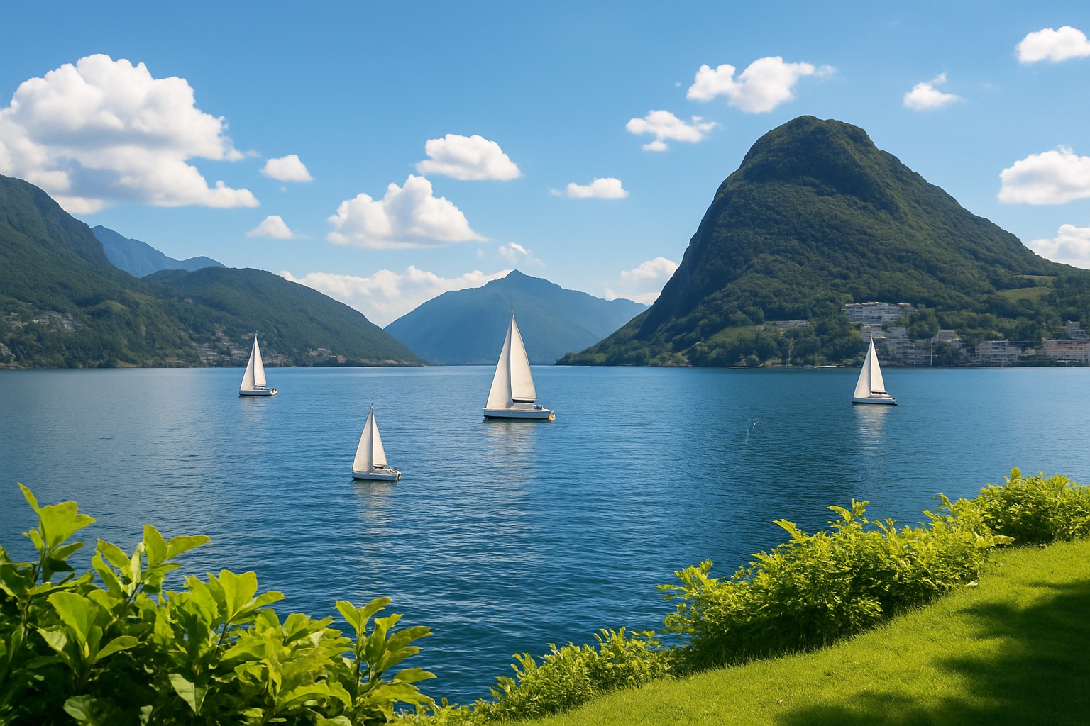 Lac de Lugano - Activités nautiques et randonnées