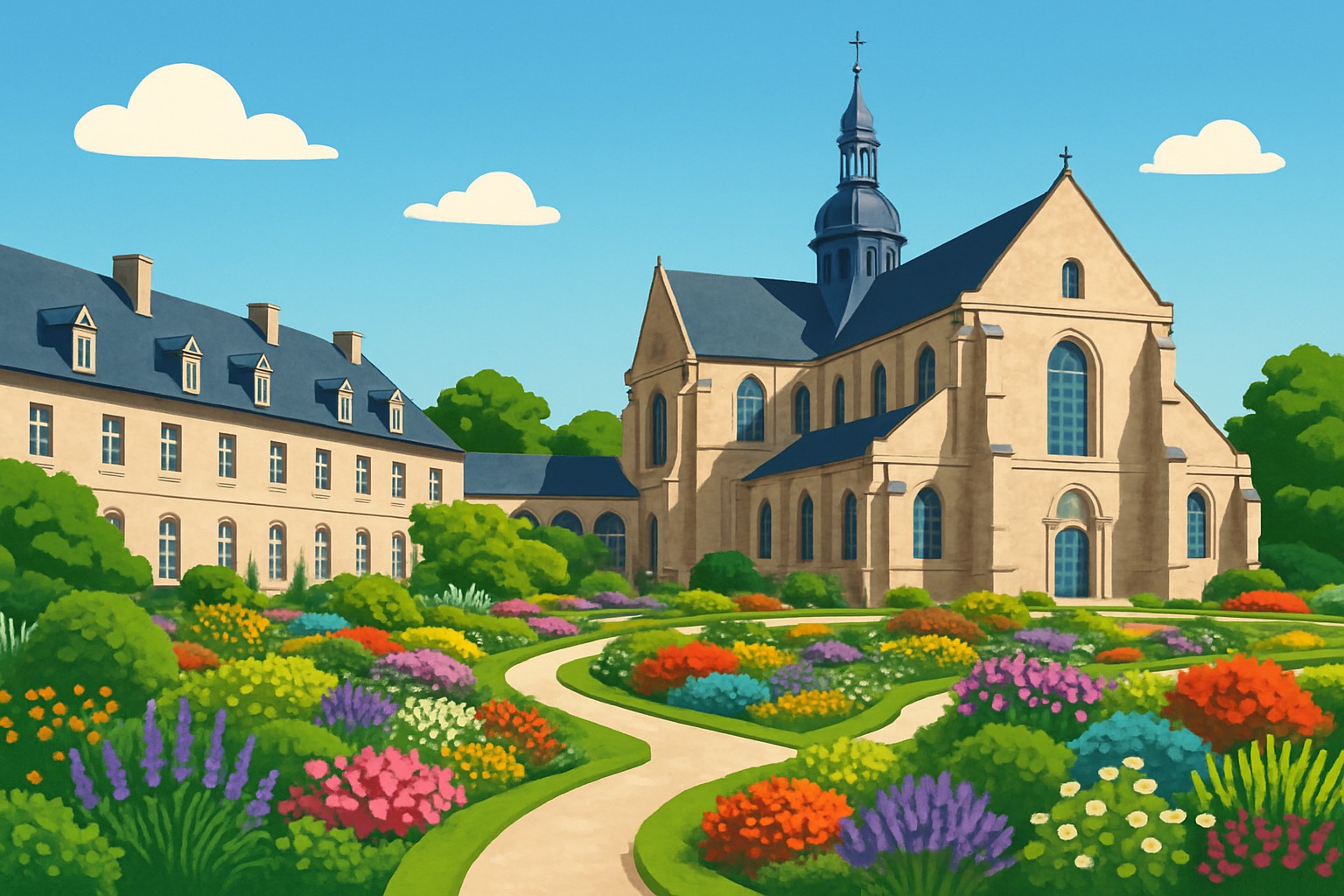 Abbaye de Valloires - Visite complète et jardins