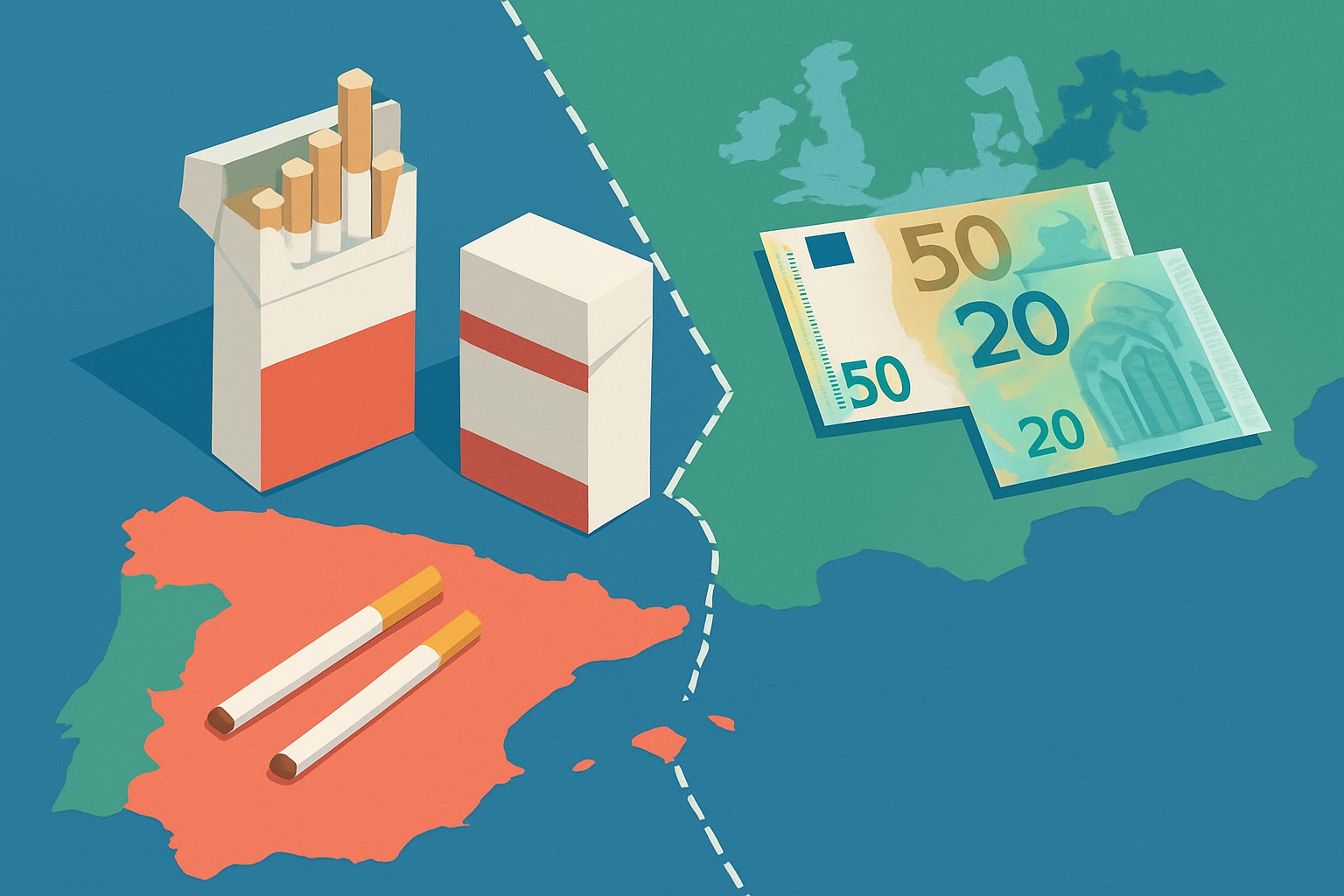 Prix des cigarettes en Espagne et comparaison avec la France