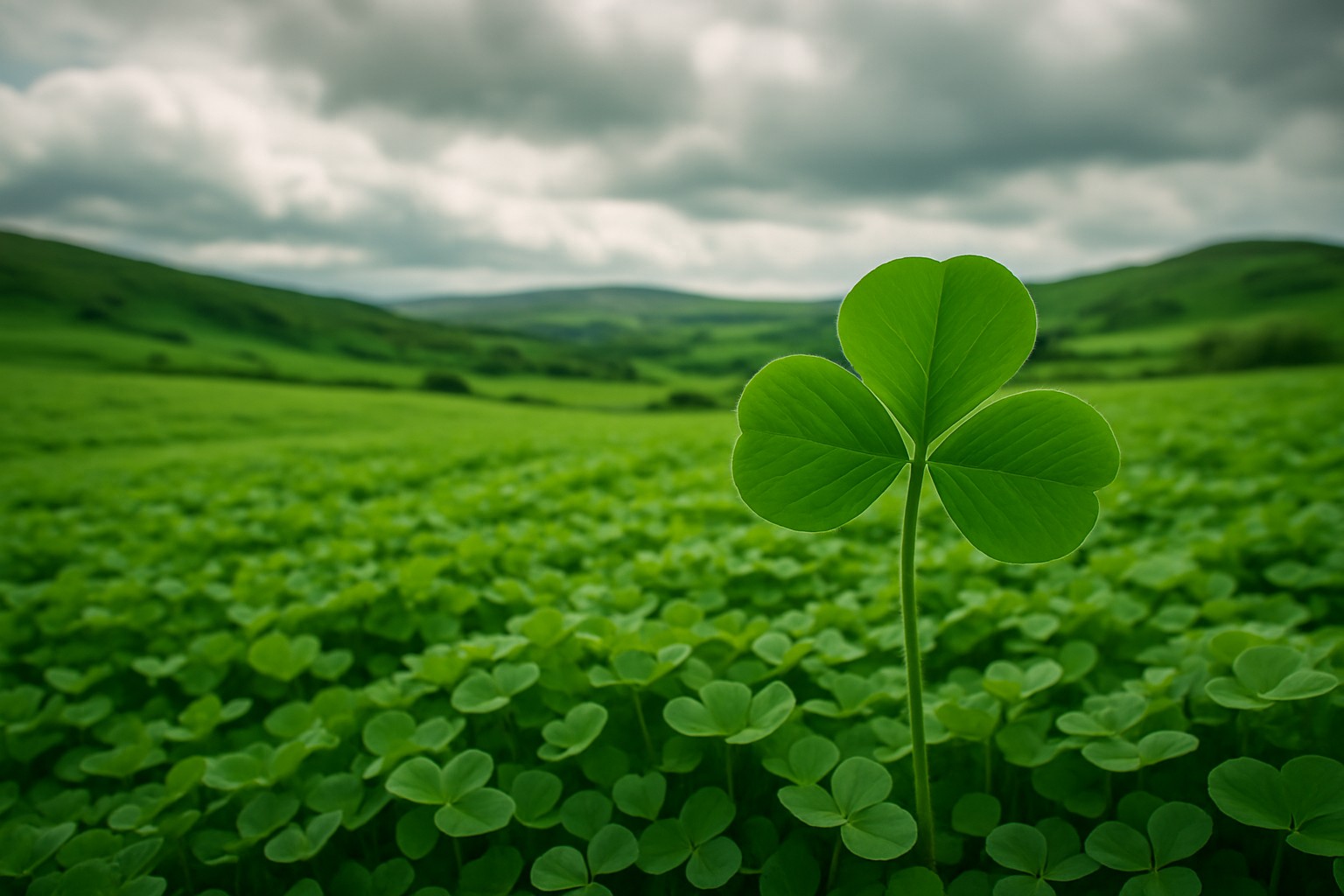 Trefle irlandais - Symbole national et traditions culturelles