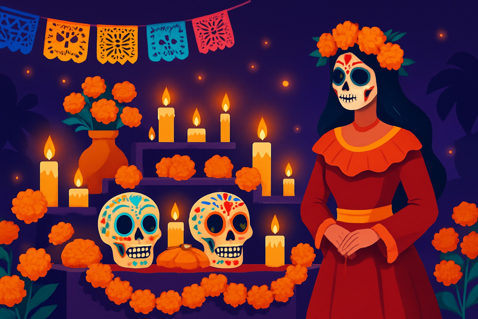 Fête des morts au Mexique et ses traditions vivantes