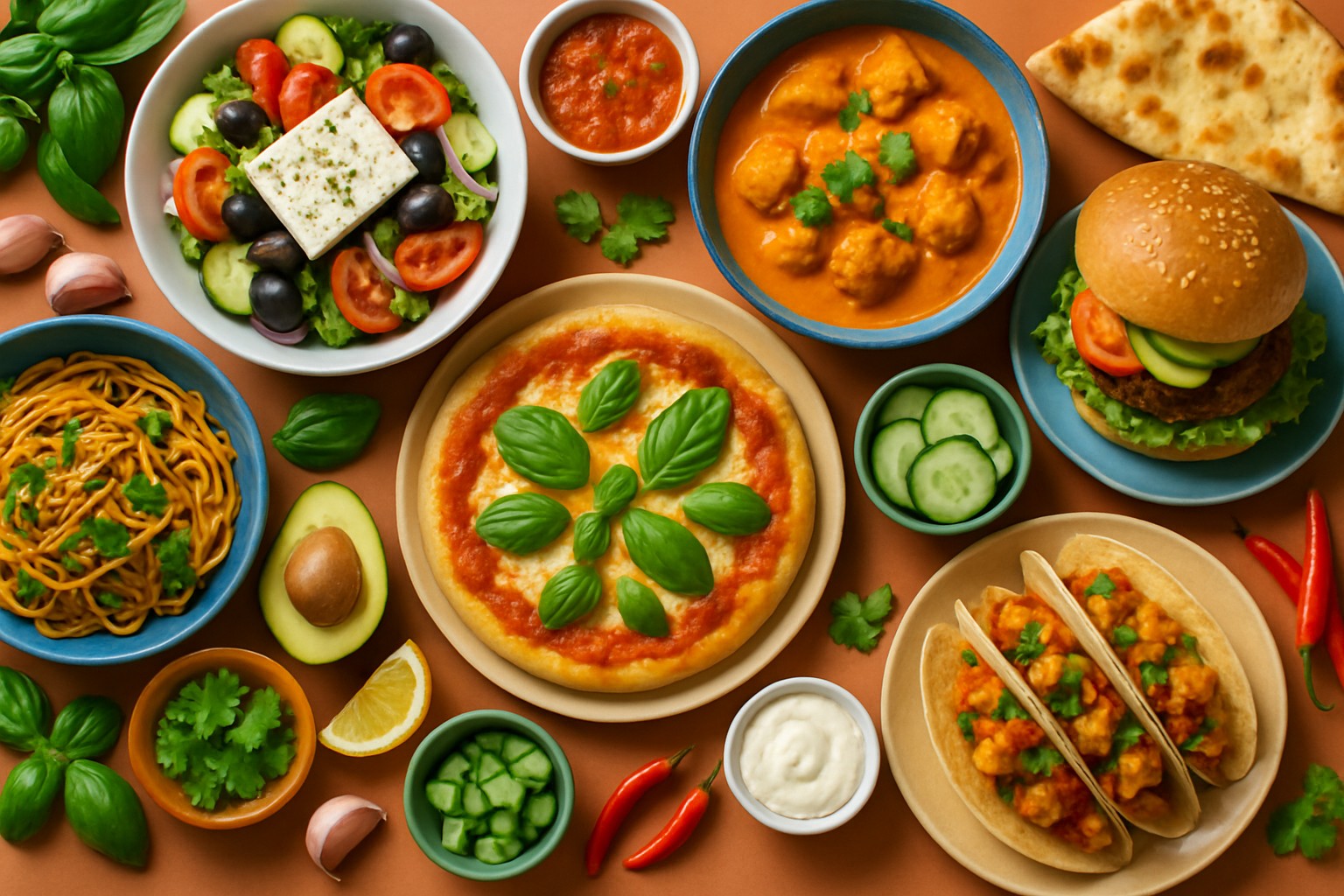 Meilleures cuisines au monde avec recettes typiques