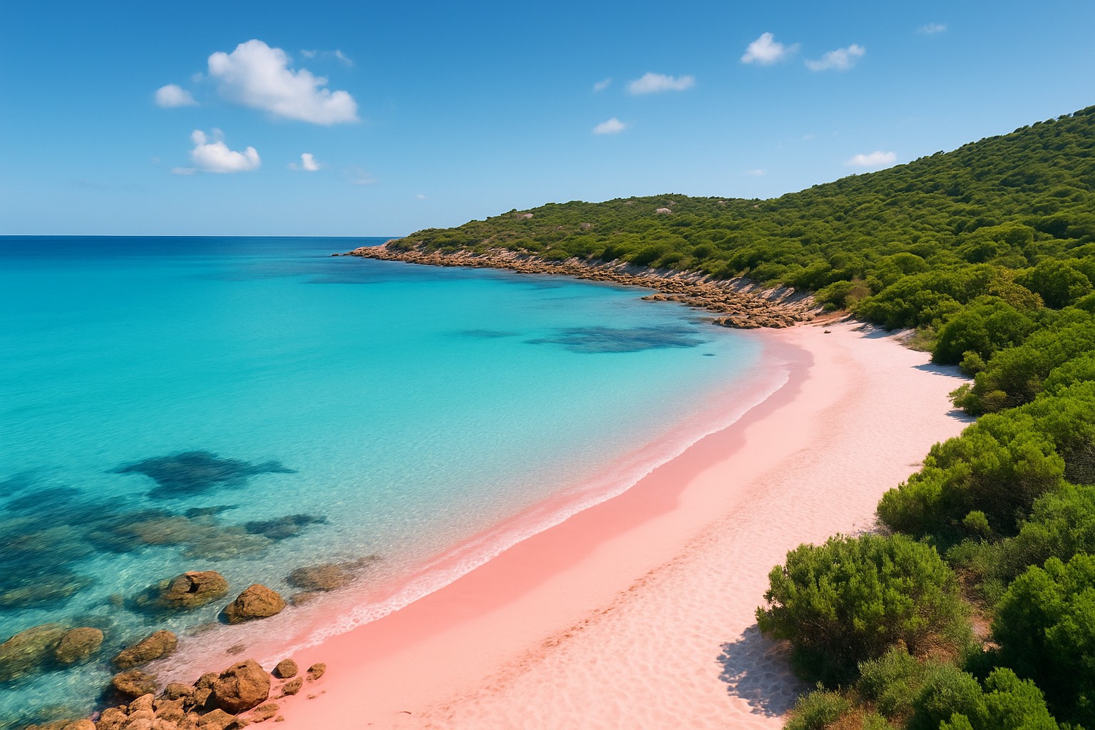 Sardaigne - Plage rose pour un séjour inoubliable
