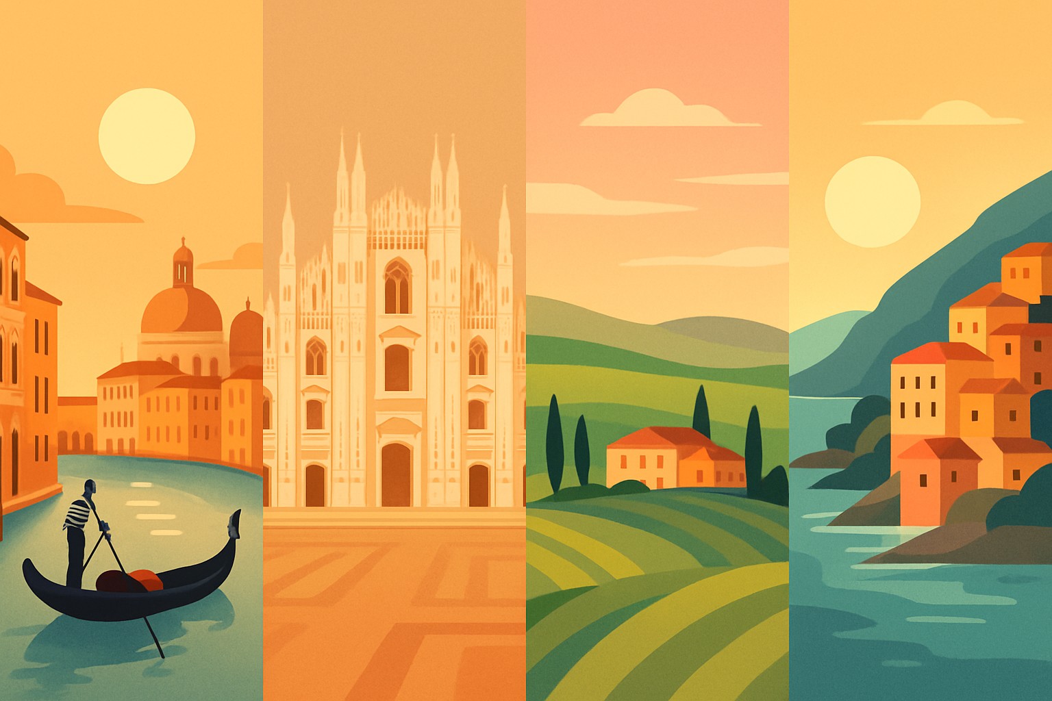 Quelles sont les provinces d'Italie à visiter?