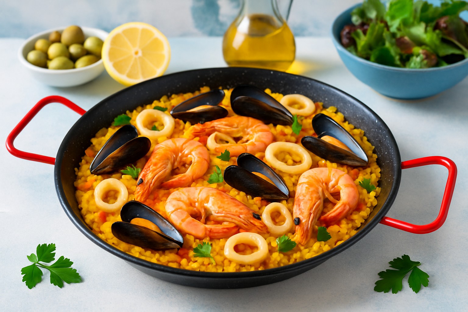Recette de paella aux fruits de mer pour débutants